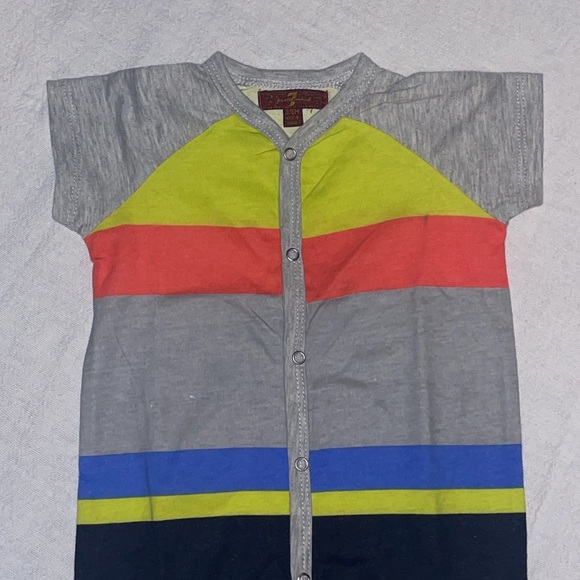 For all mankind 3/6 Months Multicolor Bodysuit. - Picture 2 of 7